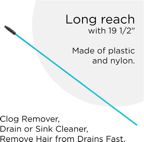 Buy PGI Traders Flexible Drain Cleaning Sticks | Quickly Removes Clogs ...