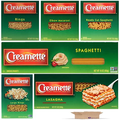 Pasta Variety Pack From Creamette Bundled By Tribeca Curations 6 ...