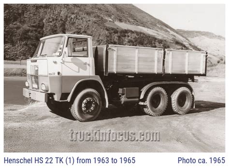 Henschel HS 15 S from 1962 to 1971 :: truckinfocus.com