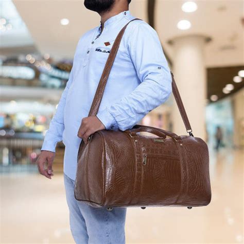 Zainto Unisex Crocodile Leatherette stylish 35 liter cabin bags for ...