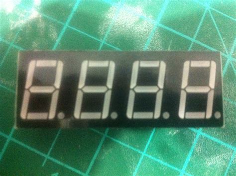 4 Digit 7-Segment Display Arduino 的图像结果