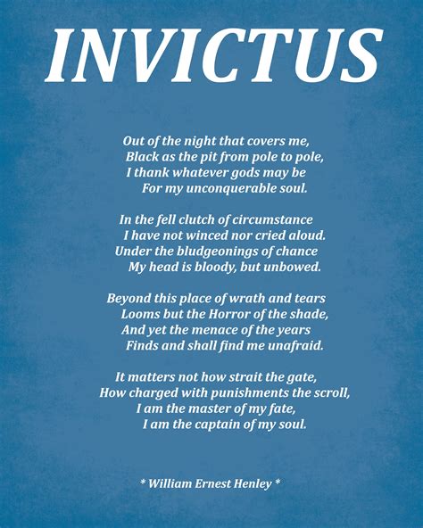 Invictus Poem Invictus Poem Honoring Soldiers ~ Beautiful Calligraphy