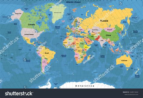 Most Detailed World Map 的图像结果