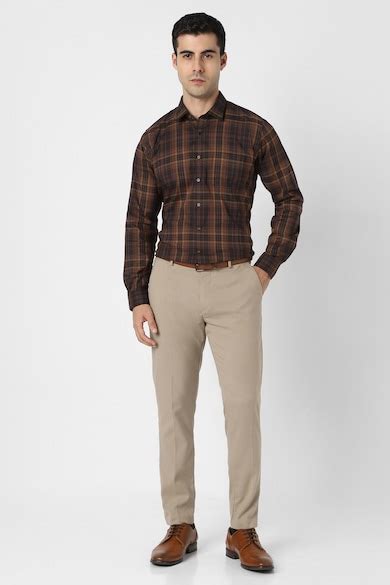 Van Heusen Formal Shirts, Van Heusen Brown Shirt for Men at ...