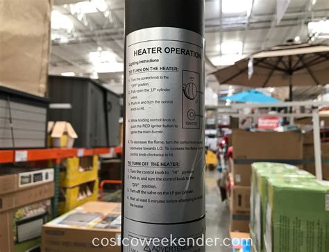 Fire Sense Commercial Patio Heater | Costco Weekender