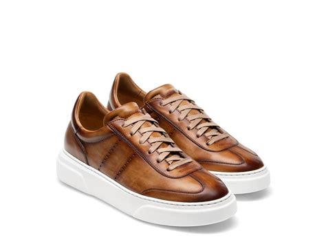 Tan Leather Navua Lace Up Sneakers – Costoso Italiano