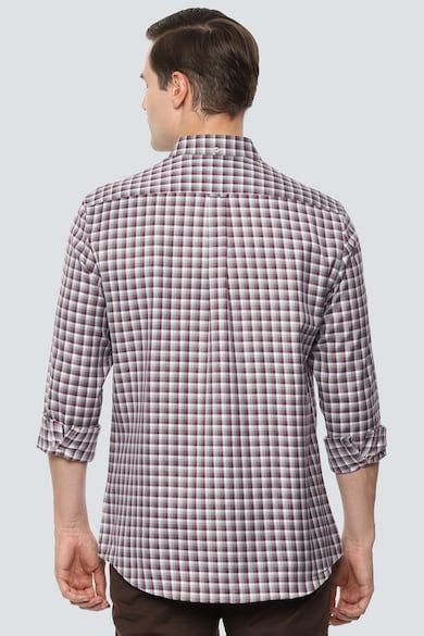 Buy Men Multi Classic Fit Check Full Sleeves Casual Shirt Online ...