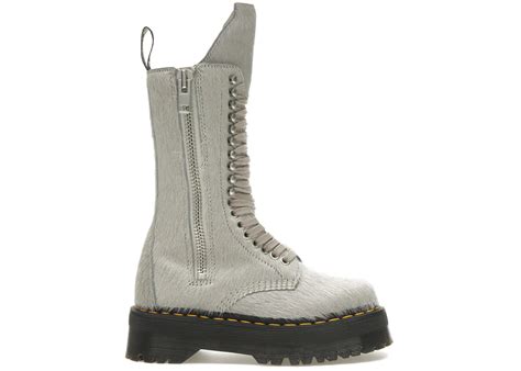 Dr. Martens 1918 Ro Hair On Lace Up Strobe Calf Length Platform Boot R ...