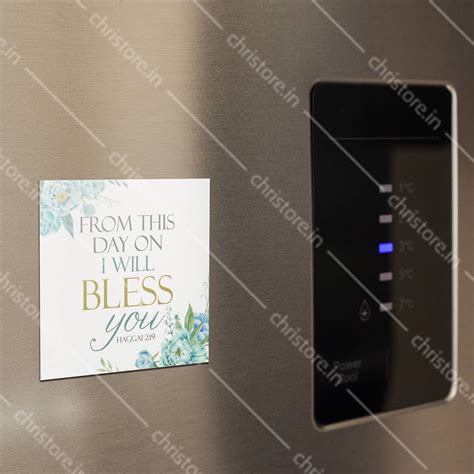 Divine Promise: Haggai 2:19 'From This Day On I Will Bless You' Acrylic ...