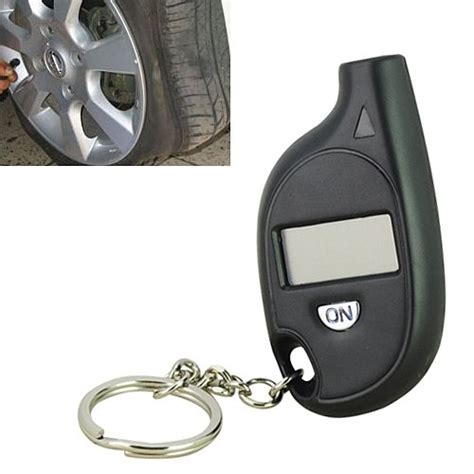 Digital Car LCD Tyre Tire Pressure Gauge Keychain : Amazon.in ...