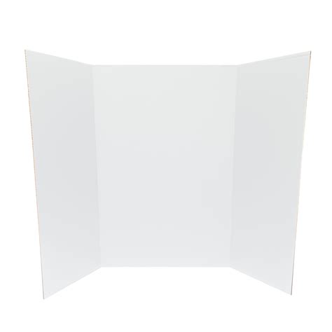 36" x 48" Corrugated Tri-Fold Display Board, Color: White | Michaels