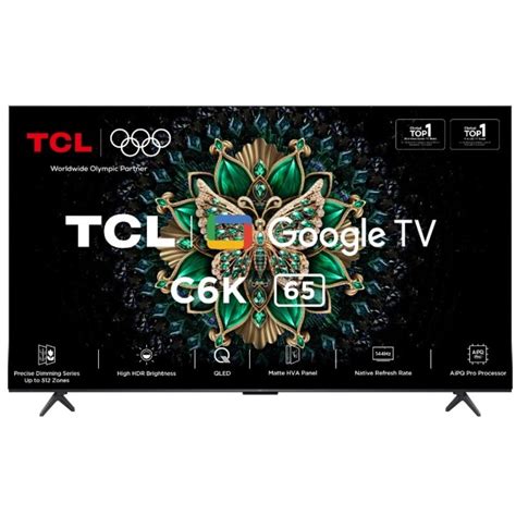 Buy TCL 165 cm (65 inch) QD Mini LED Google TV, 65C6K, Black at ...