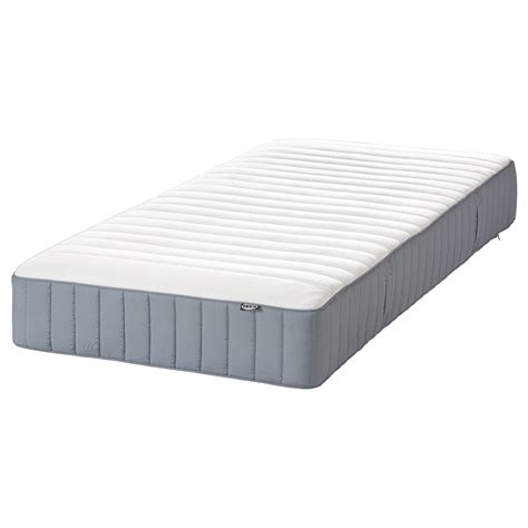 VALEVÅG pocket sprung mattress, extra firm/light blue, 90x200 cm (353 ...