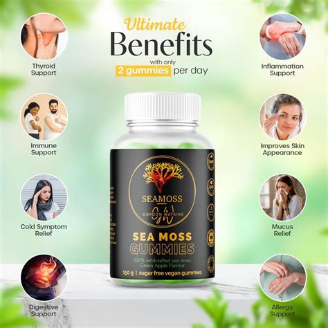 Our Brand New Apple Flavoured Sea Moss Gummies. Now Available – Gordon Watkins