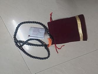 anciently Natural Unpolished Karungali Malai Original | Karungali Malai ...