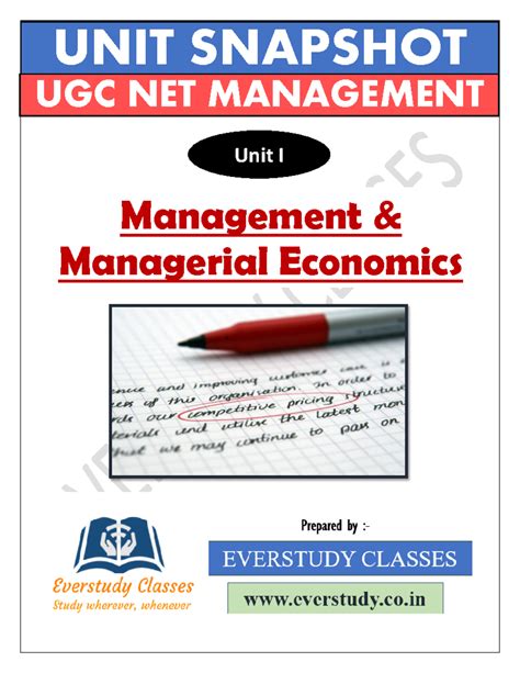 UNIT-1 MGMT & ME - Managerial Economics Overview and Key Concepts - Studocu
