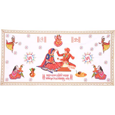 Antarpat Cloth/Cotton Antarpat Wedding Mandap Designed Antarpat Cloth ...