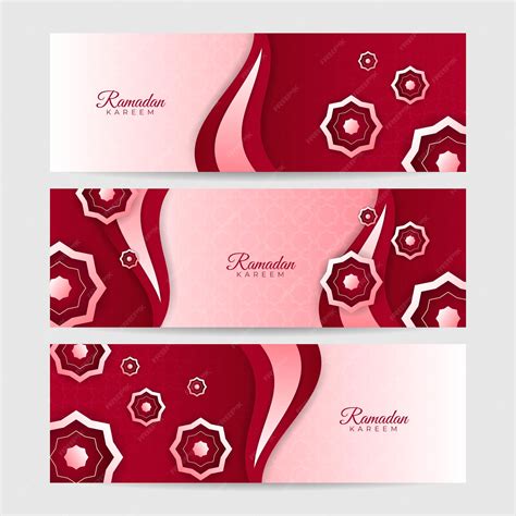 Luksusowy ramadan tło z czerwonym arabeskim wzorem arabski islamski ...