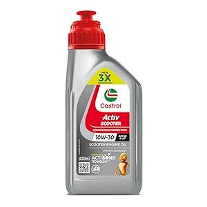 Castrol Activ 10W-30 4-AT Synthetic Engine Oil for Scooter 800 ML ...