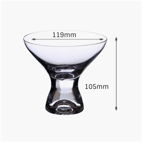 Buy BOHEMIA CRYSTAL Samba Transparent Glass Ice Cream Cup - 330ml - Set ...