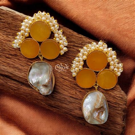 The MOP Golden Pearl Mala – Olive Jewellery