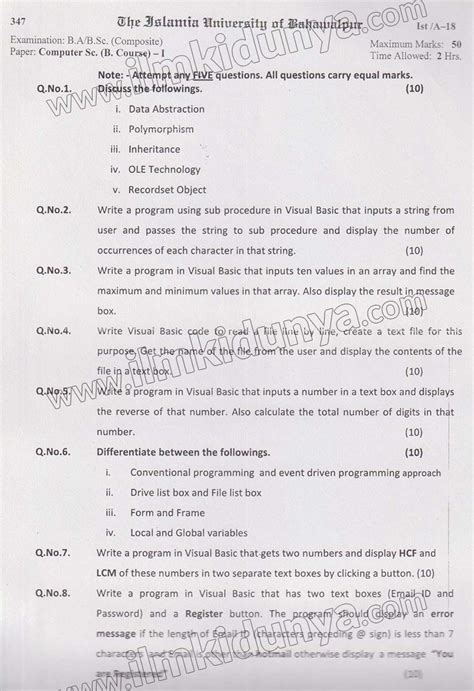 Image result for IB Computer Science Paper 1