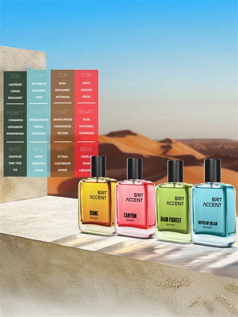 Depth Of Ocean + Rain Forest + Dune + Canyon (50ml x 4) – Brit Accent