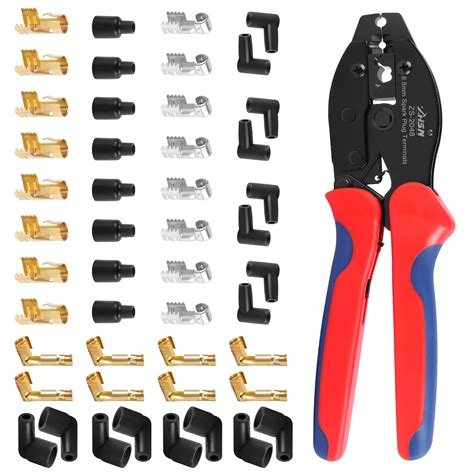 Zhushan Spark Plug Wire Crimping Tool Kit, Ratchet Spark Plug Crimper ...