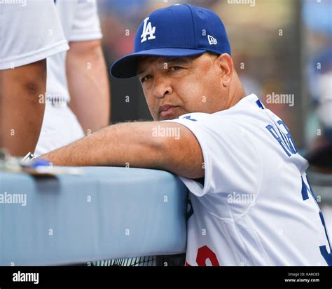 Los Angeles, California, USA. 4th Sep, 2017. Dave Roberts (Dodgers) MLB ...