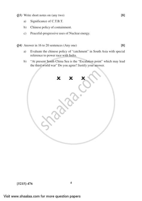 Global Security 2 2017-2018 B.Sc Defence and Strategic Studies Semester ...