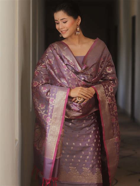 Katan Silk Dress Material