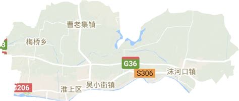 蚌埠市高清地形地图,蚌埠市高清谷歌地形地图