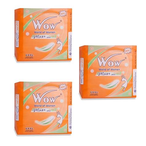 Buy WOW World of Women Maxi Jumbo Plus 320 MM Extra Soft and Comfort ...