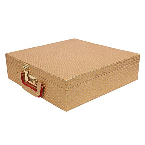 Kuber Industries Wooden Four Rod Bangle Storage Box (Gold) -CTKTC8733 ...