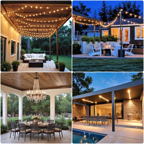 25 Covered Patio Lighting Ideas for A Magical Ambiance