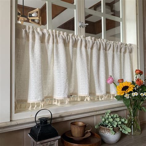 Retro Kitchen Cafe Curtains Vintage Feed Sacks Become Cafe Curtains