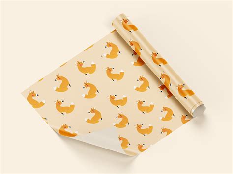 Wrapping Paper Mockup Free Gift Wrapping Paper Mockup (PSD)