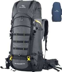 TRAWOC SKYRANGER 70L Internal Frame Camping Trekking Backpack Travel ...