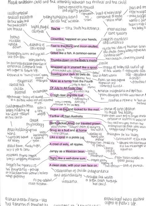 Summary 'You're' by Sylvia Plath - Poem annotation and analysis - AS Unit 2 - Poetry Post-1900 ...