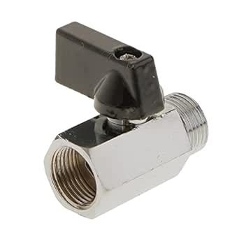 ATORSE™ Female X Male-3/8 Npt Threaded Full Port Brass Ball Valve Shut ...