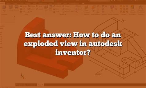 How to Do Exploded-View in Inventor 的图像结果