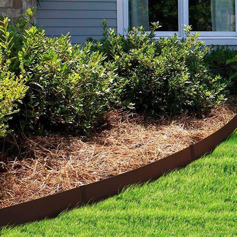 Buy Suninlife Steel Landscape Edging 48 x 8 Inches Steel Edging 3 Pack ...