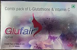 BIOVIDA Glufair L-Glutathione & Vitamin C Tablets : Amazon.in: Health ...
