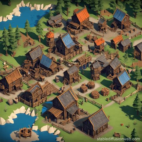 Village Layout 的图像结果