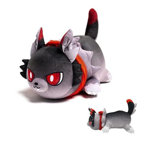 Buy Meemeows Cat Plushie, Aphmau Meemeows Cat Food Plush, Cute Anime ...
