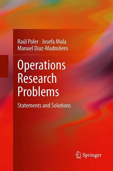 Buy Operations Research Problems: Statements and Solutions Book Online ...