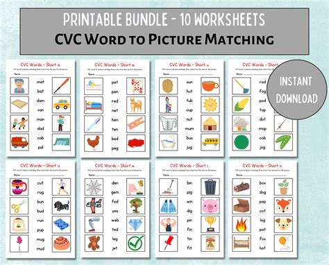 CVC Words Worksheets | Engaging Phonics Activities for Kids