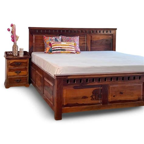 Solid Wood Kuber Storage Bed: King/Queen Size Beds Bangalore