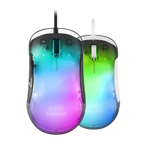 MARS GAMING MMGLOW BLACK MOUSE, 12800DPI, CHROMA-GLOW MIRROR - Tablet Oid