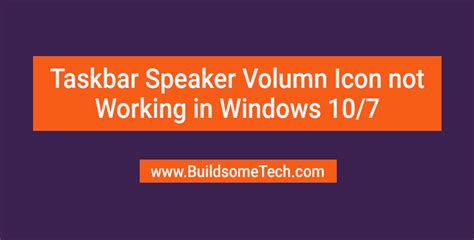 How to Fix Taskbar Volume Control Icon Not Working 的图像结果